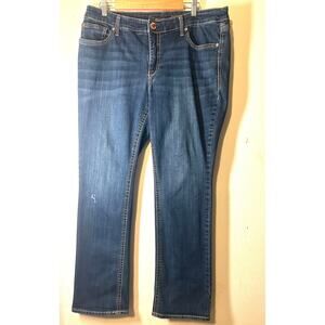 Seven Bootcut Jeans SZ 18 5 Pocket-Rose Gold Hardware-Medium Wash Denim Pants